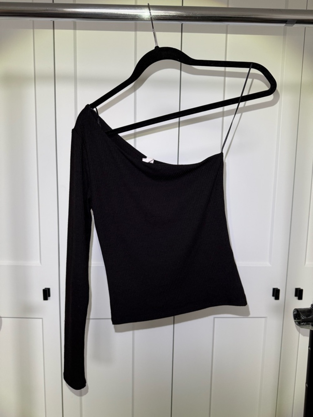 Melrose and Market Ribbed One Shoulder Top
